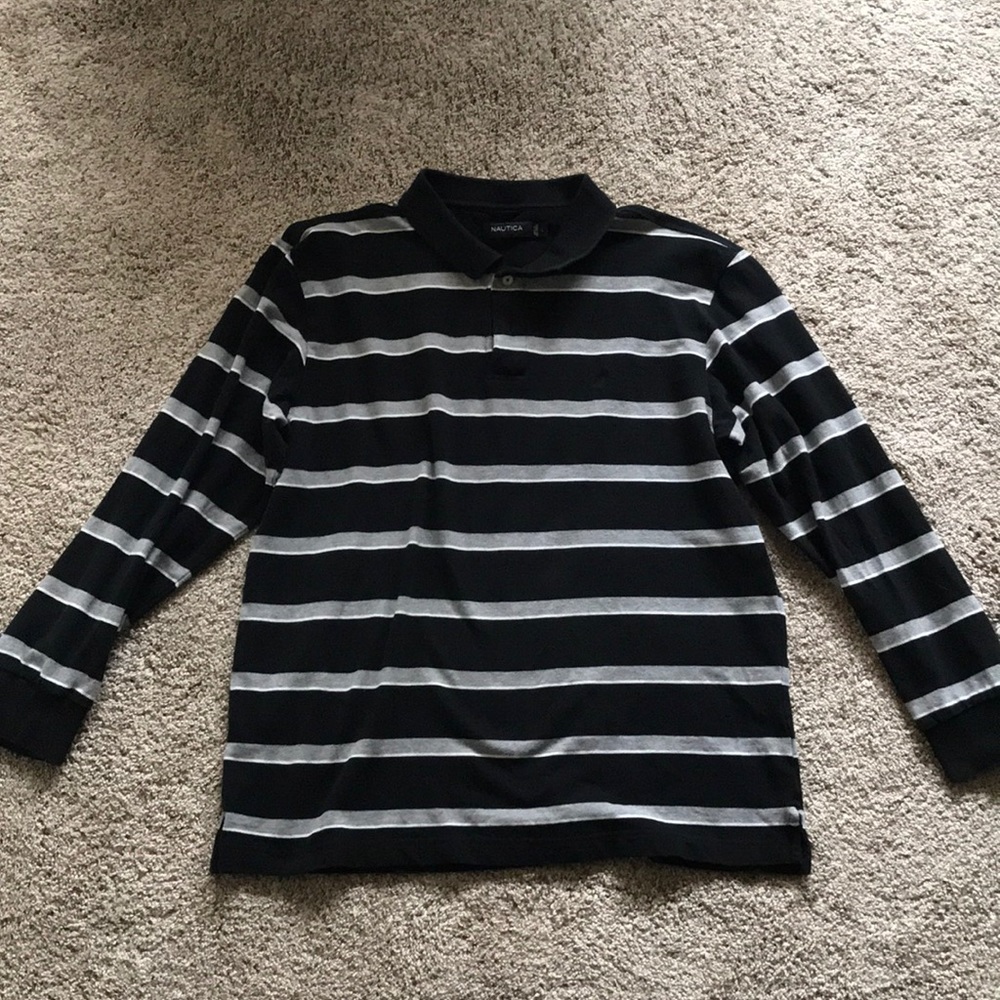 Nautical polo long sleeve